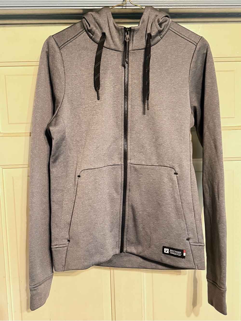 Trek Bontrager Women’s Gray Zip-Up Hoodie Sweatshirt